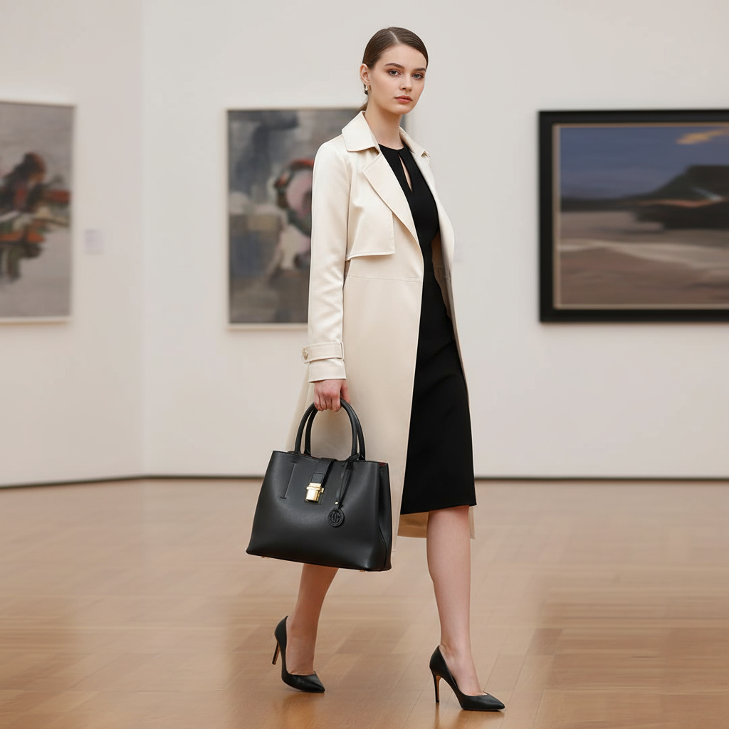 Vegan Leather Classic Handbag