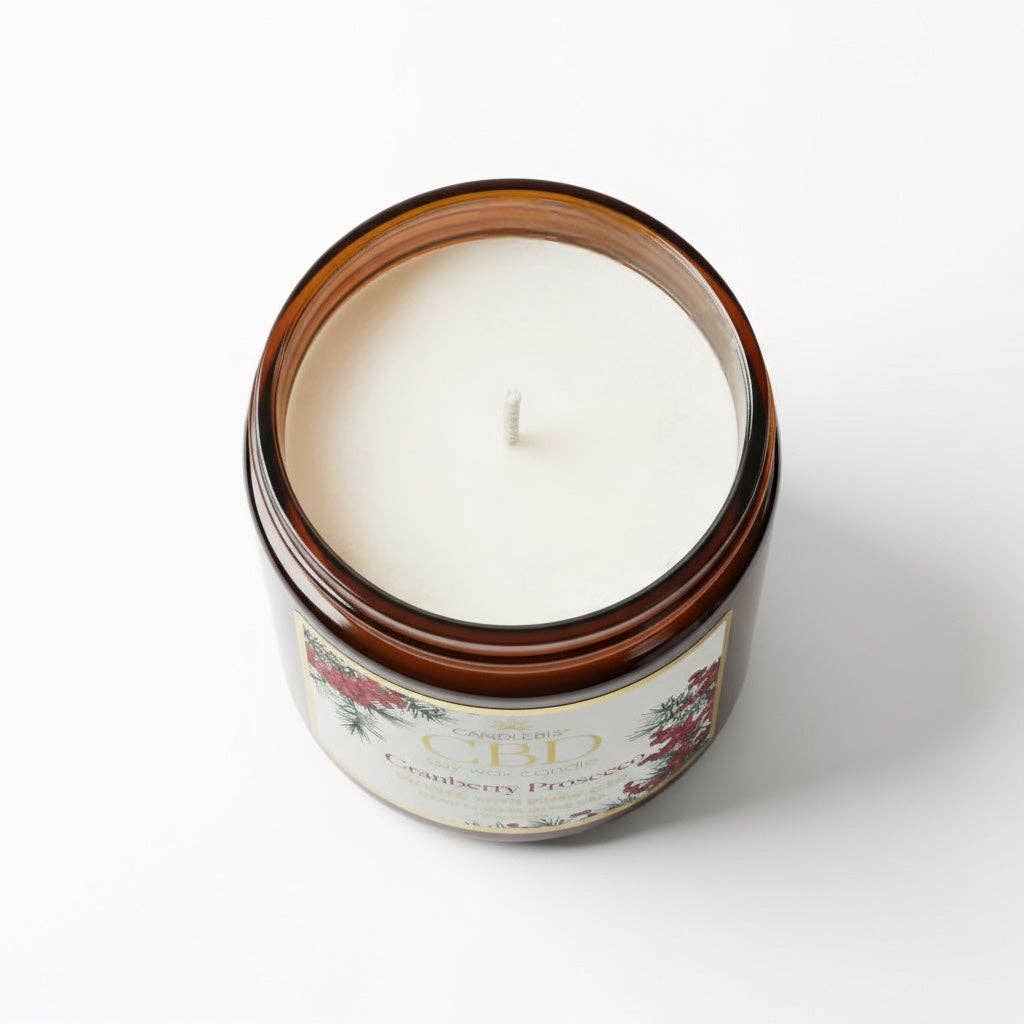 CRANBERRY PROSECCO CBD CANDLE