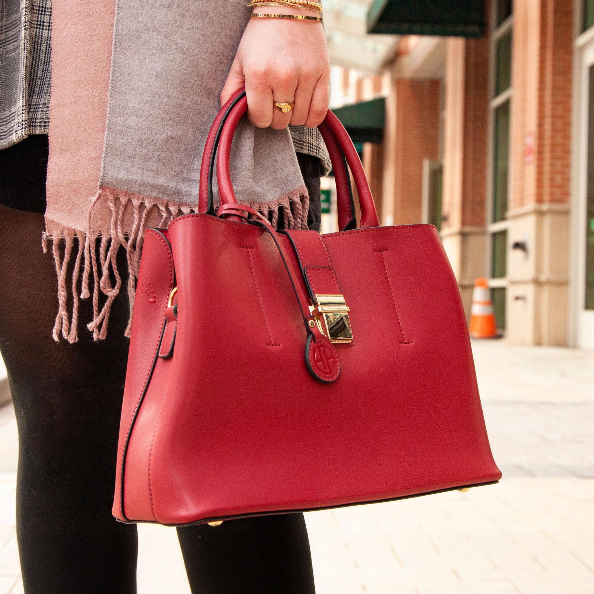 Vegan Leather Classic Handbag