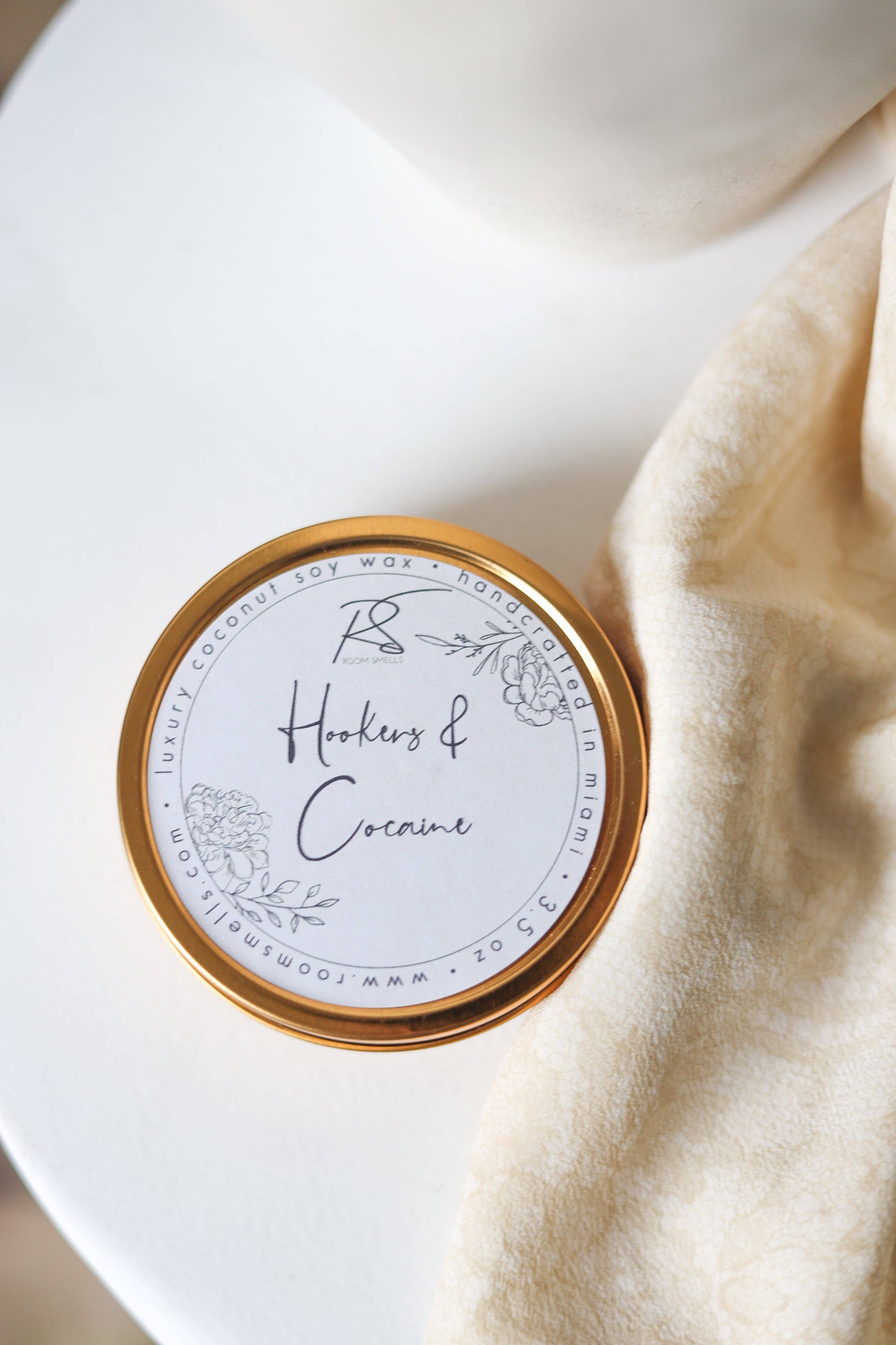 Hookers & Cocaine Candle - 3.5 oz